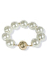 Good Mindset Cream Beaded Magnetic Bracelet
