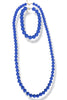 Make It Work Blue Beaded 2 Piece Necklace