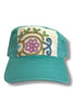 Kilim Baseball Hat - Turquoise 22
