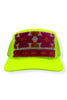 Kilim Trucker Hat - Neon Yellow 39