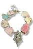 Made In The Deep South 1950s Brooch 1970s Howlite Slab Beads Necklace
