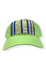 Kilim Baseball Hat - Lime 44 *Final Sale*