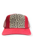 Kilim Trucker Hat - Burgundy 13
