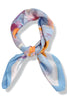 Hold Onto Me Blue Floral Square Scarf