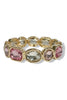 Dancing Into The Night Pink Stretch Bracelet