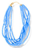 Oh What Joy Blue Bead Layered Necklace