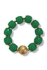 Eyes On You Green Dia Cut Acrylic Bracelet