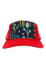 Kilim Trucker Hat - Red 314