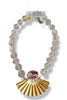 Made in the Deep South 1960s Brooch 1940s Quartz Bead Necklace