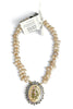 Made In The Deep South 1940s Brooch Baroque Pearls Necklace