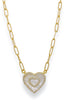 Virtue Mother of Pearl Heart Necklace