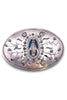 Milagrosa Buckle Vitrail Blue - Silver | Virgins Saints & Angels