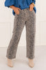 Leopard High Rise Vintage Straight | Just Black Denim