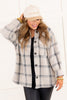 Plaid Tucker Jacket - Crystal Grey | Z Supply