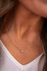Fern Crystal Pendant Necklace - Gold White Crystal | Kendra Scott