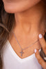 Jada Cross Short Pendant Necklace - Silver | Kendra Scott