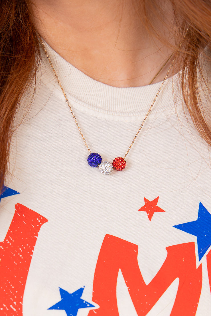 Red, White, & Blue Choker