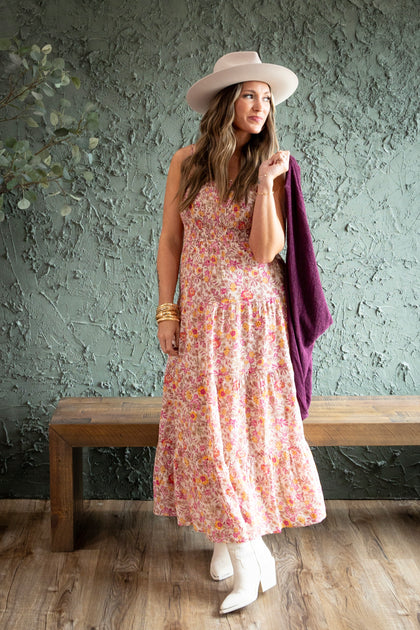 chinese dress ladies Balos Lima Floral Midi Dress | Z Supply