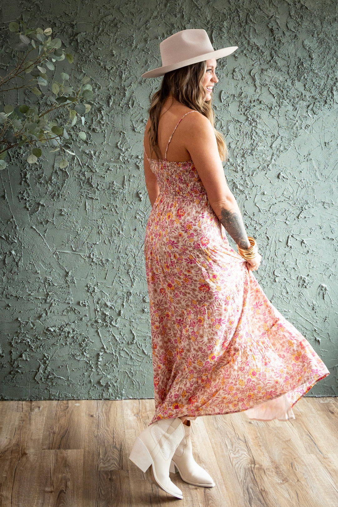 balos lima floral maxi dress Balos Lima Floral Midi Dress | Z Supply