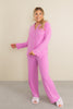 Sweet Dreams Pajama Set In Bright Mauve