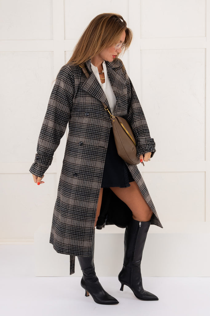 Jackie Plaid Trench Coat | Z Supply - FINAL SALE