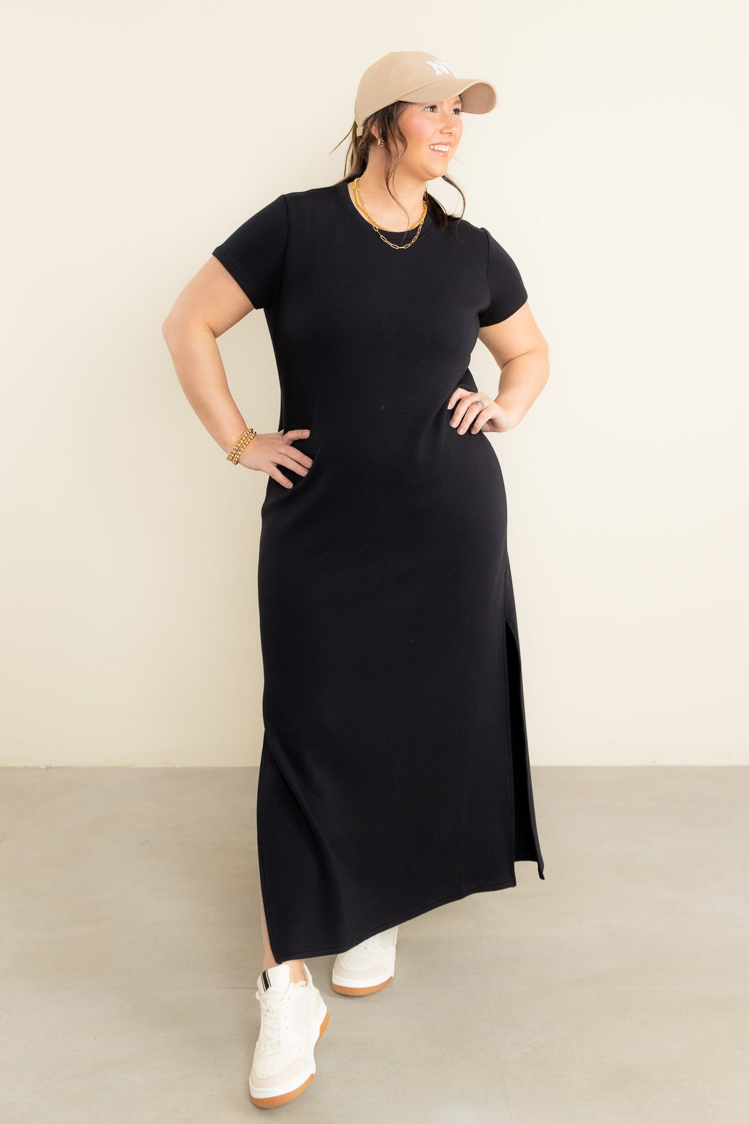SPANX AirEssentials Black Maxi Dress