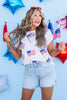 American Flag Tee | Queen Of Sparkles - SALE