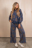 Why Not Denim Paisley Wide Leg Pant