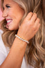 Sienna Stretch Bracelet - Gold Crystal | Sorrelli