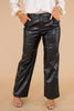 Get What You Want Leather Pants - FINAL SALE