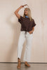 Amanda Brown Short Sleeve Top