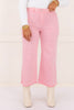 Freya Cropped Pant - Pink