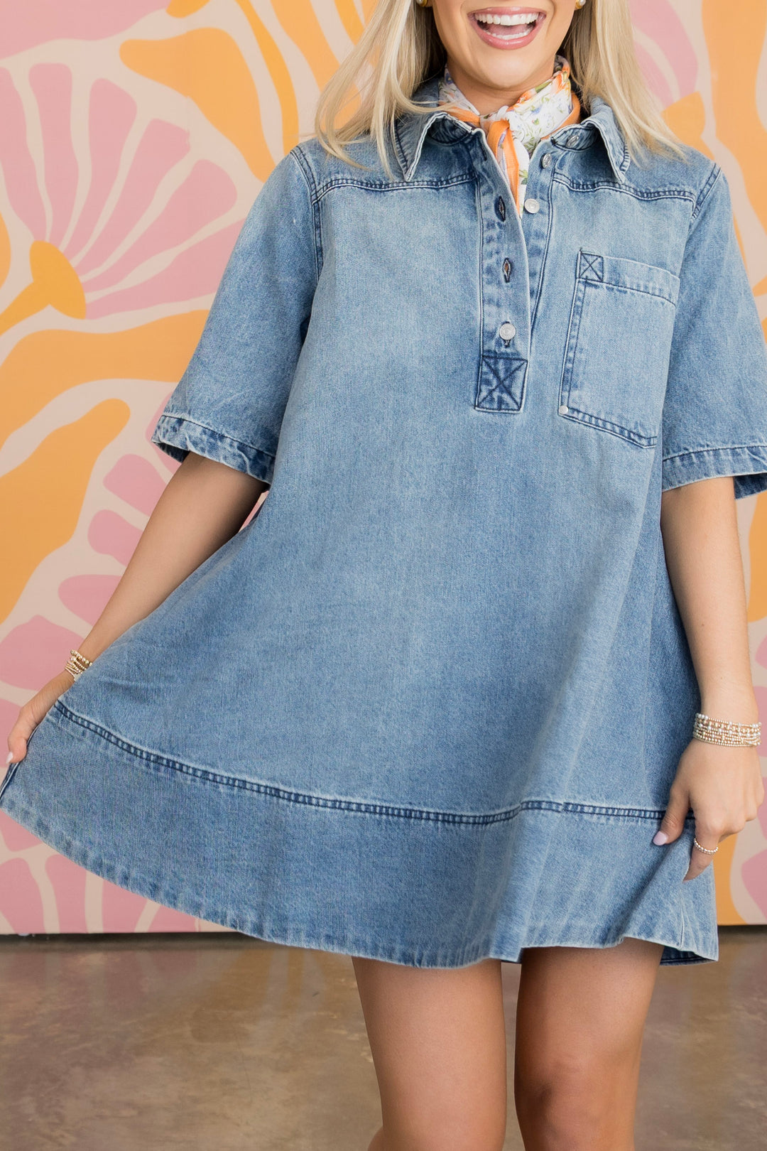 FREE PEOPLE Remino Denim Mini Dress FREE PEOPLE Remino Denim Mini Dress