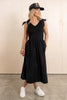 Cool and Calm Black Sleeveless Maxi Dress *Final Sale*