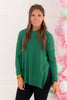 Take A Leap Hooded Sweater - Dark Green - DOORBUSTER