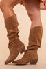 Sway Low Slouch Boot - Tan | Free People - FINAL SALE