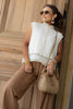 Laguna Cream Sleeveless Top