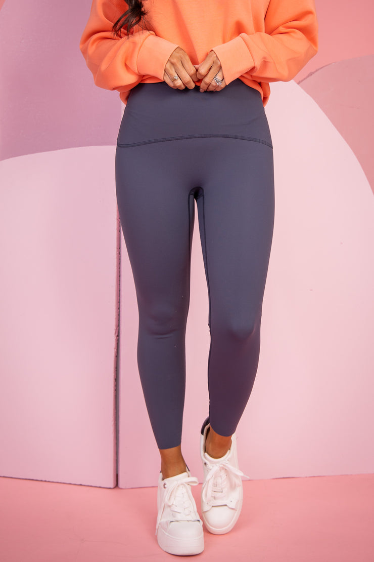 Spanx© BOOTY BOOST ACTIVE 7/8 LEGGINGS IN MIDNIGHT ROSE