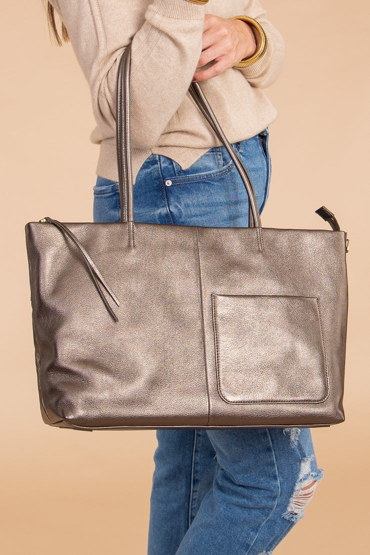 Leather Tote Bags: East West Tote