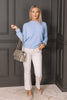 Sweetest Dreams Blue Long Sleeve Sweater
