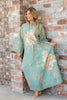 Shelia Mint Long Sleeve Caftan