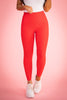 Booty Boost Active 7/8 Contour Ribbed Legging - Red | Spanx - FINAL SALE