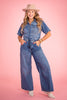 Edison Wide Leg Coverall | Free People