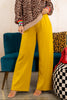 TWT Lux Collection Chartreuse Wide Leg Pant