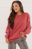 Radana Pointe Knit Long Sleeve Top