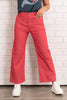 Looking Lovely Raspberry Cropped Pant