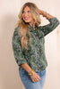 Foxcroft Marlee Long Sleeve Leopard Blouse