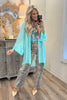 TWT® Camile Turkis Short Sleeve Cardigan