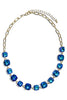 Call You Home Blue Abalone Gold Chain Necklace