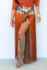 Nikki Copper Multi Tassel Mini Skirt